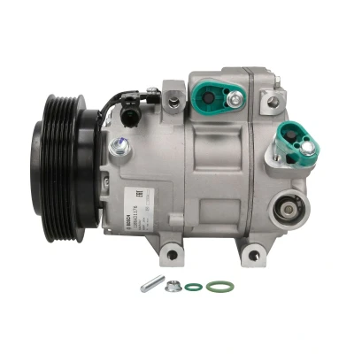 Afbeelding van BOSCH 1 986 AD1 176 AC Compressor 12V PAG 46 YF R134a Met afdichtring, montagehandleiding