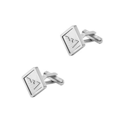 Afbeelding van Emporio Armani heren Eagle manchetknopen met logo EGS3072040