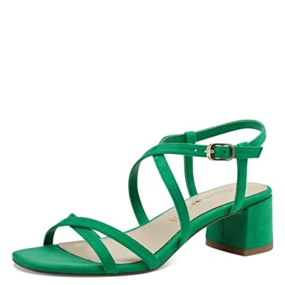 Afbeelding van Tamaris Sandalen, Dames, Maat: 37, Green Textiel