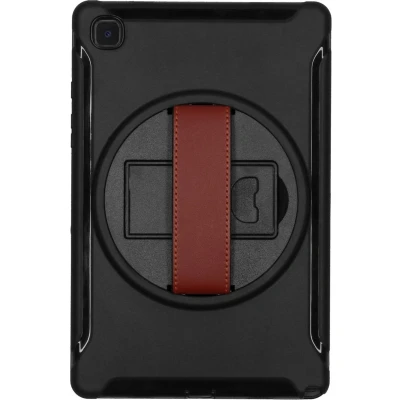 Afbeelding van Tablet Hoes Geschikt voor Samsung Galaxy Tab A7 Defender Backcover met strap Zwart