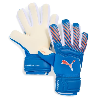 Image de PUMA Ultra Pro Goalkeeper Gloves Youth, Accessoires, Bleu/Glowing Rouge, 6