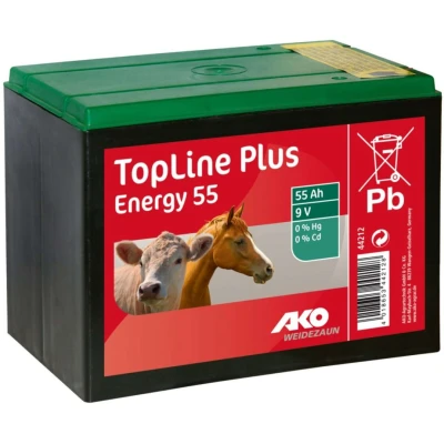Afbeelding van Ako Afrasterbatterij TopLine Plus 9V 55Ah