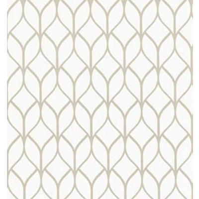 Afbeelding van Hanna Plakfolie meubelfolie ornamenten wit 45cm x 200cm zelfklevende folie