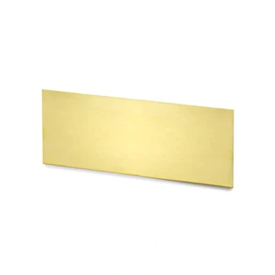 Afbeelding van QWORK Corrosiebestendige H62 messing plaat, dikte 0,5 mm, 300 mm x 100
