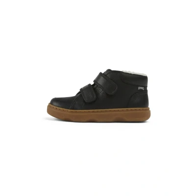 Afbeelding van Camper Kiddo Klittenbandschoenen voor kinderen, Maat: 37, Schwarz Leer