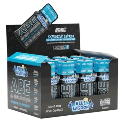 Afbeelding van Applied Nutrition A.B.E. Pre Workout Shots 12x 60ml Blue Lagoon