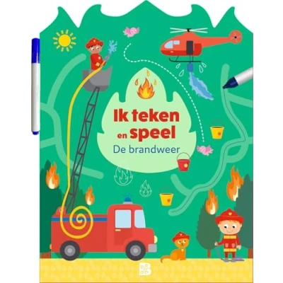 Afbeelding van Ik teken en speel: brandweer