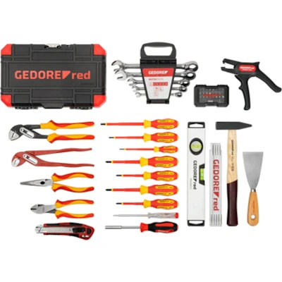 Afbeelding van Gedore Gereedschapskoffer (met inhoud) 89 delig Leerling, Electricien (l x b h) 485 414 212 mm