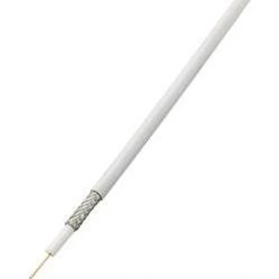 Afbeelding van TRU COMPONENTS 1567169 Coaxkabel Buitendiameter: 6.60 mm RG6 /U 75 Ω 65 dB Wit 25 m