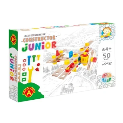 Afbeelding van Alexander Toys Constructor Junior Vliegtuig 50st
