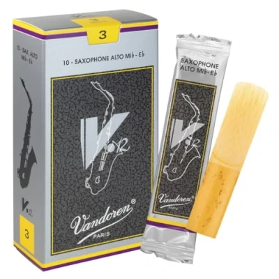 Afbeelding van Vandoren Alt Saxofoon V12 Rieten 10 Stuks Verpakking Dikte 3.0