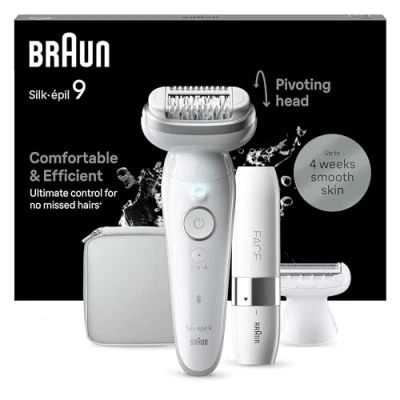 Image de Braun Silk·épil 9 041 Blanc/Argent