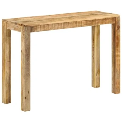 Afbeelding van vidaXL Wandtafel 110x35x76 cm ruw mangohout