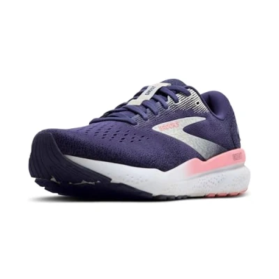 Afbeelding van Brooks Ghost 16 Hardloopschoenen voor op de weg, Dames, Maat: 45.5, Blue ribbon dianthus peacoat Textiel