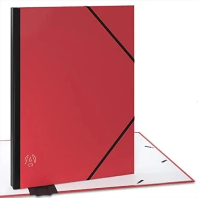 Afbeelding van ACROPAQ Tekenmap A3 32 x 45 cm, met Elastieken, Rood