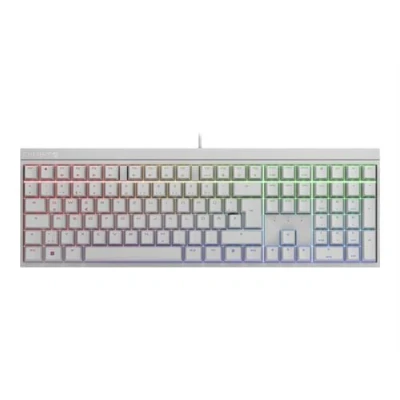 Image de CHERRY XTRFY MX 2.0S Clavier 100% full size rétroéclairé USB QWERTZ Allemand commutateur : MX2A Red blanc