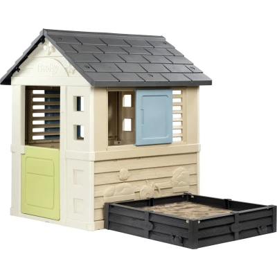 Afbeelding van Smoby Life Square Playhouse met zandbak Speelhuis Vanaf 2 jaar.