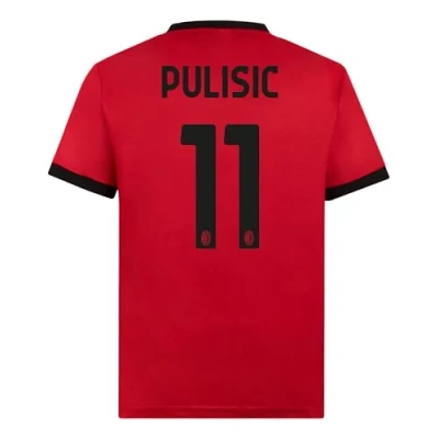Afbeelding van AC Milan thuisshirt replica stadion, thuisvoetbalshirt, officieel, seizoen 2023/24