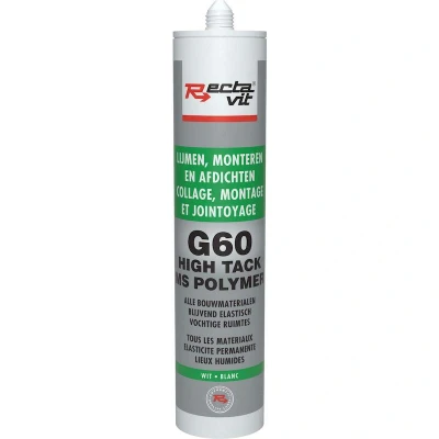Afbeelding van Rectavit G60 High Tack 290ml Wit