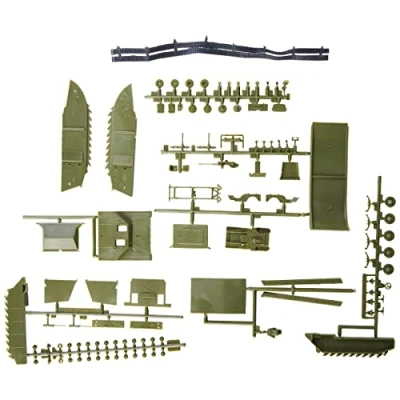 Afbeelding van 1:76 Airfix 02302V Buffalo &amp; Willys MB Jeep Plastic Modelbouwpakket