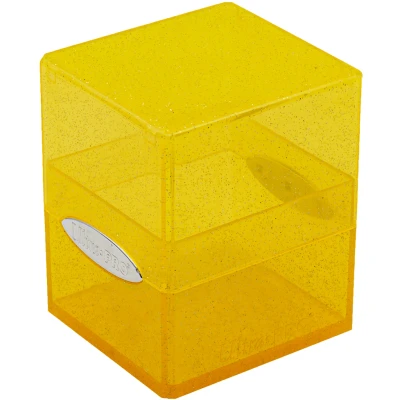 Afbeelding van Ultra Pro Satin Cube Glitter Yellow Deck Box