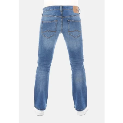 Afbeelding van Mustang Heren Jeans Broeken Oregon bootcut Fit Blauw Volwassenen Denim Jeansbroek