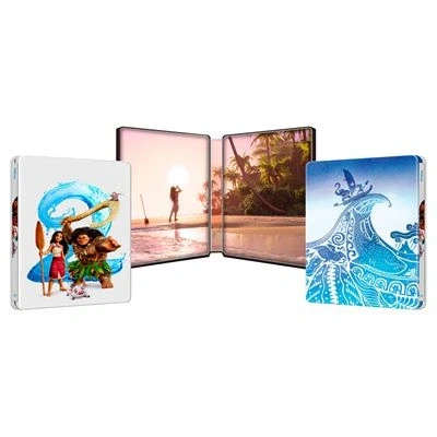 Image de Vaiana 2 (2024) (Steelbook) (Disney) / Moana (Blu Ray)