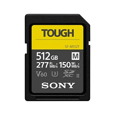 Afbeelding van Sony Tough SDXC 512GB SF M UHS II V60 (SFM512T.SYM)