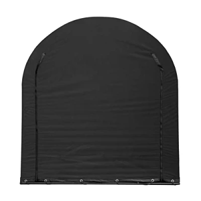 Afbeelding van Grote draagbare waterdichte fietstent voor bromfiets, scooter, outdoor opslagruimte, tuin, Oxford stof, stalen frame, ankersysteem, 8 gratis grondbouten en grondharingen