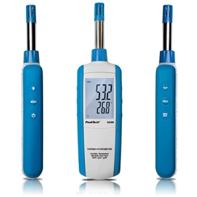 Afbeelding van Peaktech, Detectoren, P 5039 Digitale Thermo Hygrometer