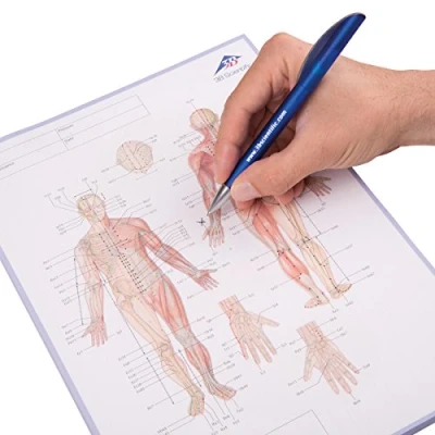 Afbeelding van 3B Scientific Notitieboek meridiaan acupunctuur in het Engels