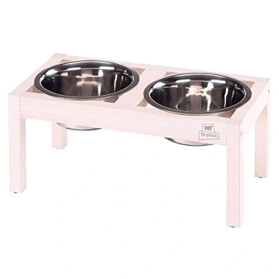Afbeelding van Ferplast Hondenvoerbak / Hondenwaterbak Desco Wood Inhoud 1,7 L