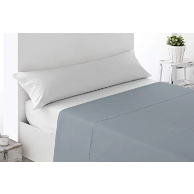 Afbeelding van Miracle Home Verstelbaar laken, zacht, comfortabel, 50% polyester, grijs, bedmaat 150 cm