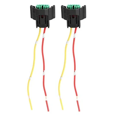 Afbeelding van Vrouwelijke Adapter Bedrading Socket, 2 stuks Auto Motorfiets Sokkel Lamphouder Lamp Houder Kabel Connector Vervanging voor H8 H9 H11