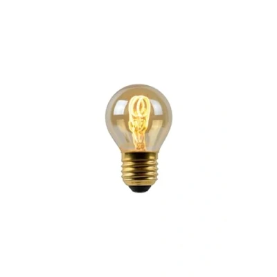 Afbeelding van Lucide G45 Filament lamp Ø 4,5 cm LED Dimb. E27 1x3W 2200K Amber