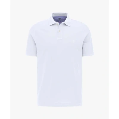 Afbeelding van Fynch hatton polo voor heren wit maat xxl