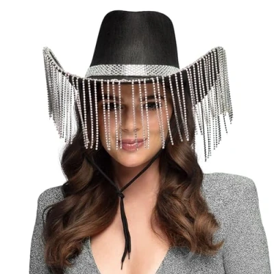 Afbeelding van Boland Hoed Showgirl Zwart 59 Volwassenen Unisex Festival