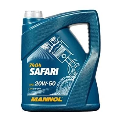 Image de Mannol Safari 20W 50 API SN/CH Huile de moteur technologie synthèse 5 litres