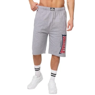 Afbeelding van Lonsdale Normale Passform Shorts, Heren, Maat: XL, Marl grey