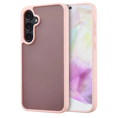 Afbeelding van imoshion Hoesje Geschikt voor Samsung Galaxy A35 Color Guard Backcover Lichtroze