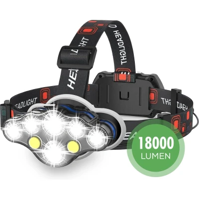 Afbeelding van Hoofdlamp LED oplaadbaar