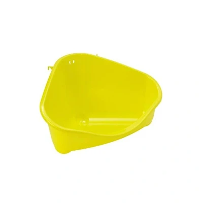 Afbeelding van Moderna plastic knaagdier /kittentoilet met haak yellow Gebr. de Boon