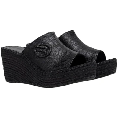 Afbeelding van Replay Susan Sandalen met sleehak, Dames, Maat: 39, Black Hoogwaardig imitatieleer