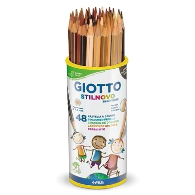 Afbeelding van Giotto Stilnovo Skin Tones kleurpotloden, pot van 48 stuks kleurpotlood