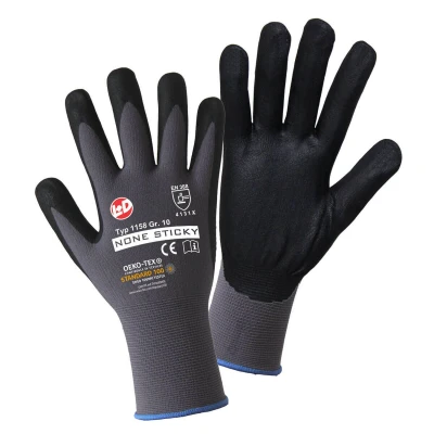 Afbeelding van L+D worky FOAM Nylon NITRILE 1158 9 Werkhandschoen Maat (handschoen): 9, L Cat II 1 paar