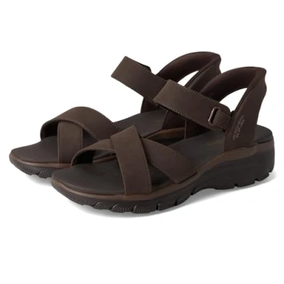 Afbeelding van Skechers Easy Going Somewhere Sunny damessneakers, chocoladebruin, 39,5 EU