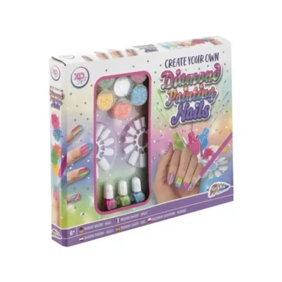 Afbeelding van Diamond painting Nagelstudio meisjes speelgoed Nagelsalon 6+ jaar Nagellak Set kinderen nagels