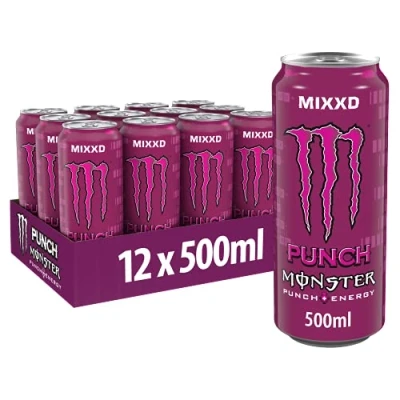Afbeelding van Monster Punch Energy Set van 12 vershouddozen voor dranken, 500 ml