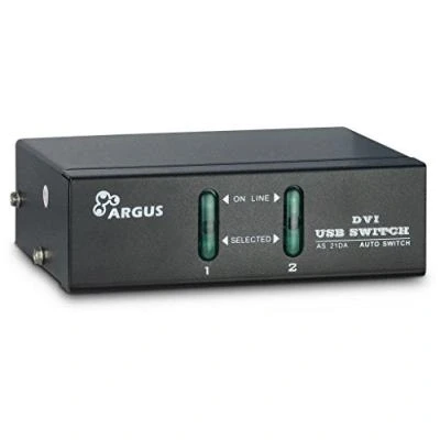Image de Argus KVM AS 21DA Commutateur écran clavier souris/audio 2 x / audio de bureau