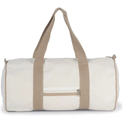 Afbeelding van Kimood Gerecyclede duffeltas KI5601 Ecume / Hemp